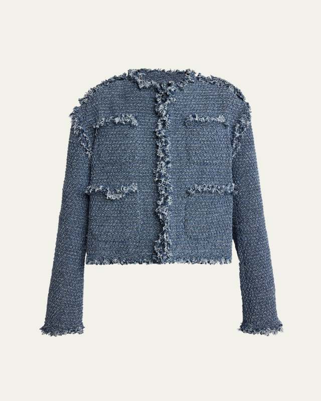 Denim Punching Jacket